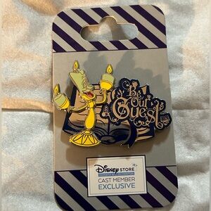 Official Disney Store Cast Member exclusive Be Our Guest pin